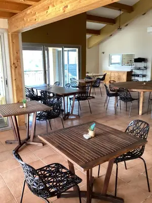 Coin salon dans l'établissement Auberge chez François