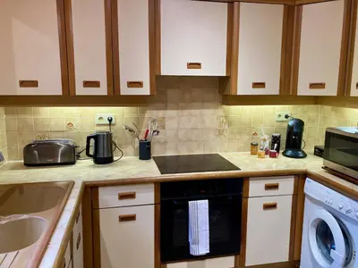 Cuisine ou kitchenette dans l'établissement Appartement Vue Mer magique avec terrasse
