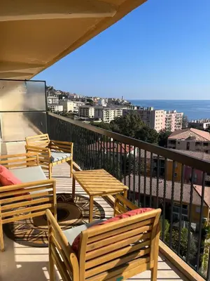 Balcon ou terrasse dans l'établissement Appartement Mare Vista