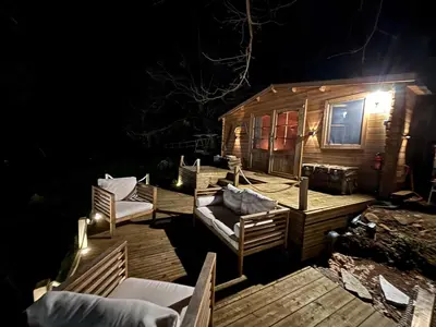 Coin salon dans l'établissement Chalet studio