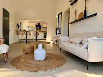Cuisine ou kitchenette dans l'établissement Maison T3 Élégante Cap Corse - Casa Sublima