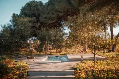 Plan de l'établissement Elegant Architect-Designed Home In Upper Corsica