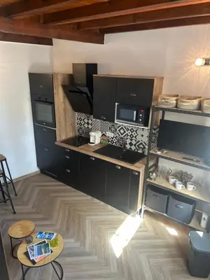 Cuisine ou kitchenette dans l'établissement Ideal location triplex centre-ville Bastia