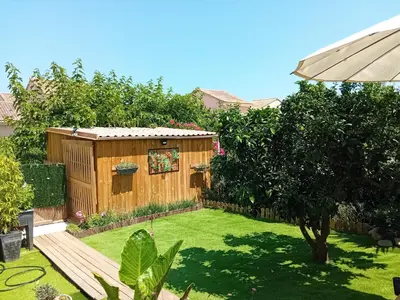 Jardin de l'établissement Villa de luxe en bord de mer Résidence Torra Mare a Prunete