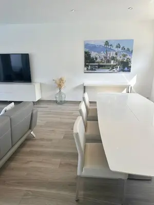 Télévision ou salle de divertissement dans l'établissement Villa neuve avec piscine 3 chambres 140 m2