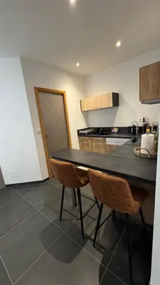 Cuisine ou kitchenette dans l'établissement ALG appartement