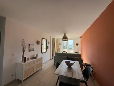 Un ou plusieurs lits dans un hébergement de l'établissement Armonia - Appartement en centre-ville
