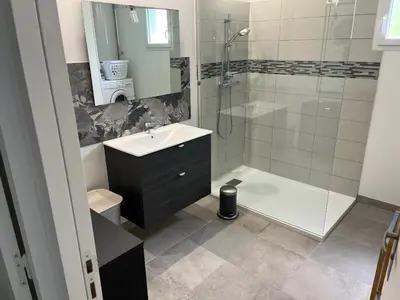 Salle de bains dans l'établissement Casa San Stefanu