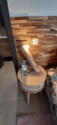 Coin salon dans l'établissement Chez bigoudy