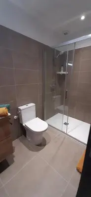 Salle de bains dans l'établissement Chez bigoudy