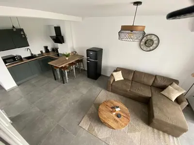 Cuisine ou kitchenette dans l'établissement Casa linsia