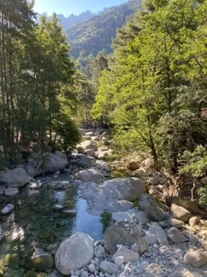 Paysage naturel près de la maison de vacances