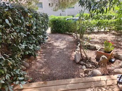 Jardin de l'établissement CALVI STUDIO TERRASSE PLAGe