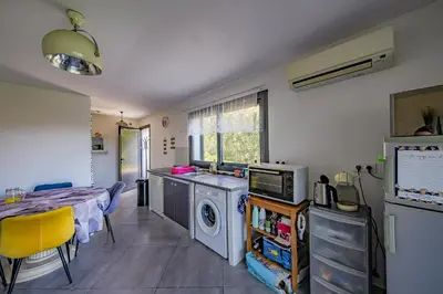 Cuisine ou kitchenette dans l'établissement Casa fiurita bastia