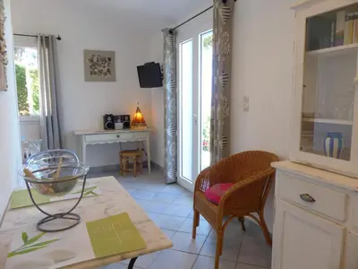 Cuisine ou kitchenette dans l'établissement Palmier