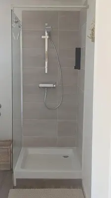 Salle de bains dans l'établissement U Pagliaghju