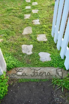 Jardin de l'établissement Maison calme au bord de l'eau