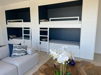 Un ou plusieurs lits dans un hébergement de l'établissement Luxury and Relaxation - Villa Tevalba