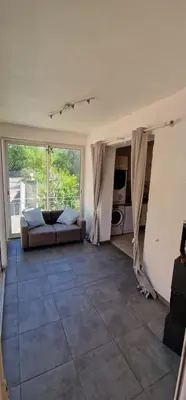 Coin salon dans l'établissement villa terra et mare