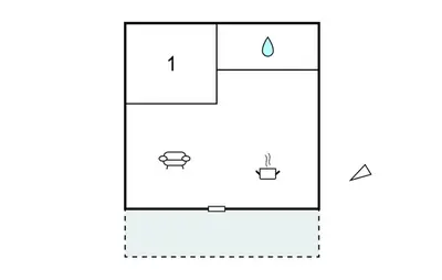 Plan de l'établissement Villa Plage À Pieds