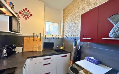 Cuisine ou kitchenette dans l'établissement Appartement Colomba