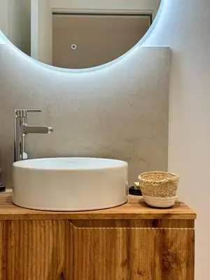 Salle de bains dans l'établissement Sognu di Sole