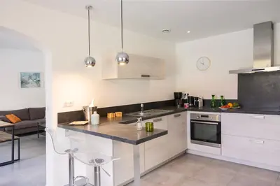 Cuisine ou kitchenette dans l'établissement Villa ODETTE