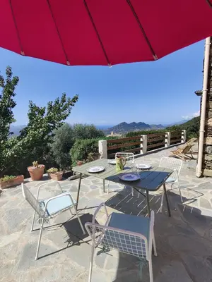 Paysage naturel près de la maison de vacances