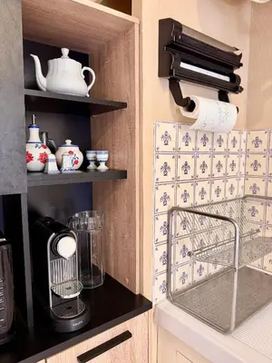 Cuisine ou kitchenette dans l'établissement Maison traditionnelle avec vues sur St Michel