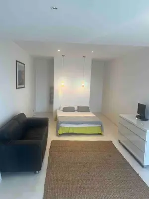 Un ou plusieurs lits dans un hébergement de l'établissement Villa architecte U Paradisu