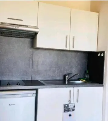 Cuisine ou kitchenette dans l'établissement Chez Pierre et Sophie