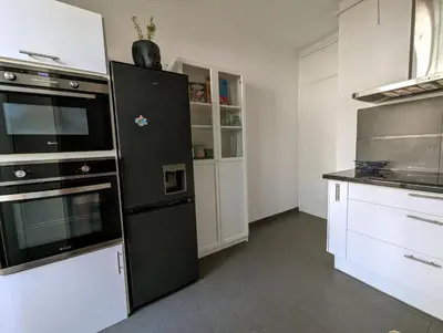 Cuisine ou kitchenette dans l'établissement Appartement familial - Vue mer