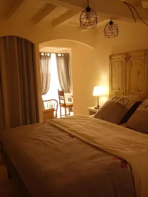 Un ou plusieurs lits dans un hébergement de l'établissement Suite Ananda, Citadelle de Bastia