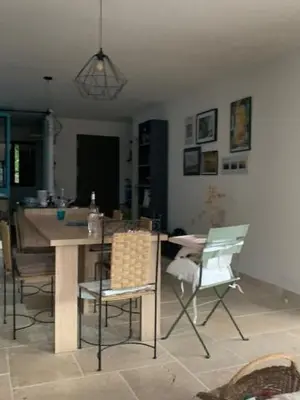 Coin salon dans l'établissement Belle maison en Balagne
