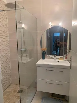 Salle de bains dans l'établissement Belle maison en Balagne