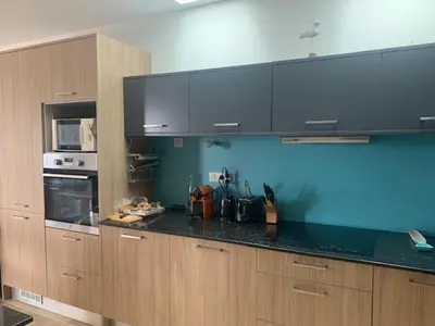 Cuisine ou kitchenette dans l'établissement Belle maison en Balagne
