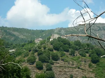 Paysage naturel près de la maison de vacances