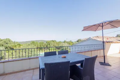 Balcon ou terrasse dans l'établissement L'Alivi di Losari 9 - piscine naturelle et jacuzzi