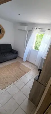 Coin salon dans l'établissement villa Lucciana