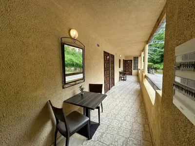 Balcon ou terrasse dans l'établissement Appartement avec balcon à Marignana, 30 m², 4 pers.
