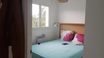 Un ou plusieurs lits dans un hébergement de l'établissement T3 bord de mer en Corse N130