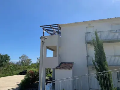 Balcon ou terrasse dans l'établissement Appartement T2 bord de mer N165