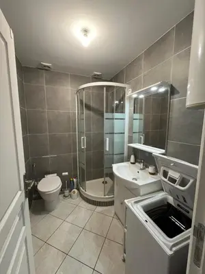 Salle de bains dans l'établissement Appartement BASTIA
