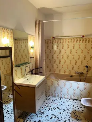 Salle de bains dans l'établissement Vue panoramique