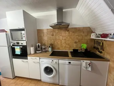 Cuisine ou kitchenette dans l'établissement Traversa