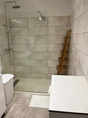 Salle de bains dans l'établissement Chez lili