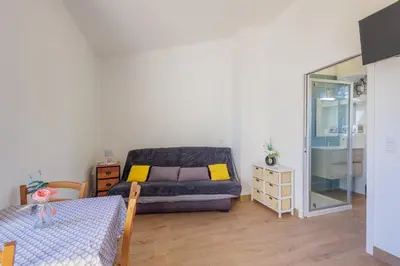 Coin salon dans l'établissement A Cupulatta - proche des plages