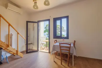 Coin salon dans l'établissement A Cupulatta - proche des plages
