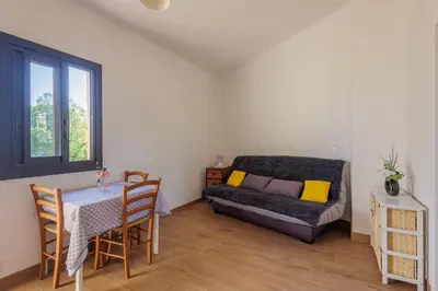 Coin salon dans l'établissement A Cupulatta - proche des plages