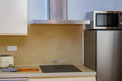 Cuisine ou kitchenette dans l'établissement U Vermentinu